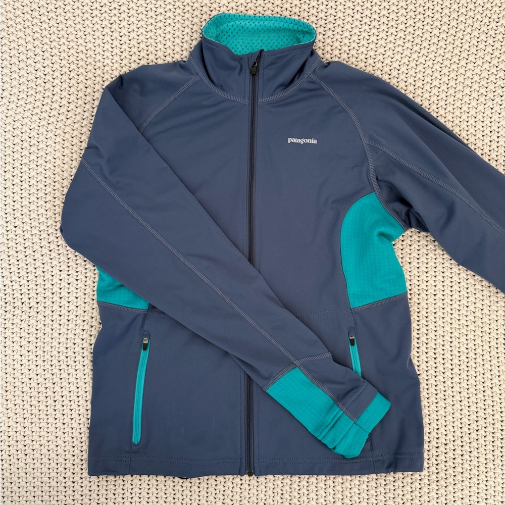 Patagonia Wind Shield Hybrid Jacket | Women’s Small | Blue and Teal - Picture 2 of 9